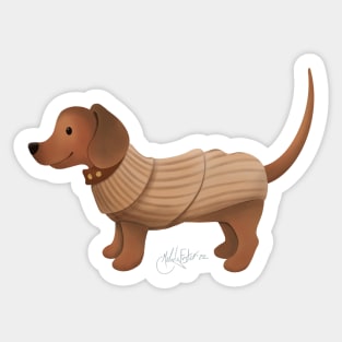 Sweater Weather Pup Sticker